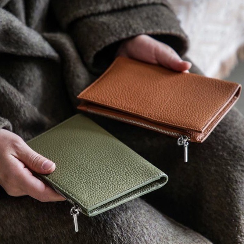 Card Top Loader - Skórzane etui na paszport, wodoodporne, podróżne,