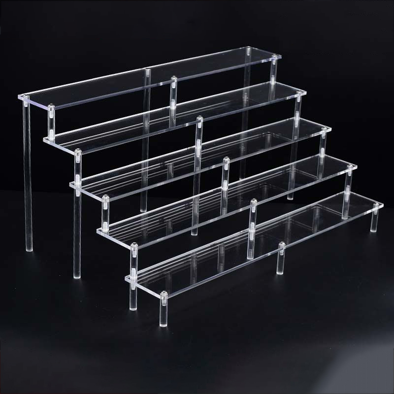 Pop Display Shelf - Przezroczysty 1-poziomowy akrylowy stojak ekspozycyjny na