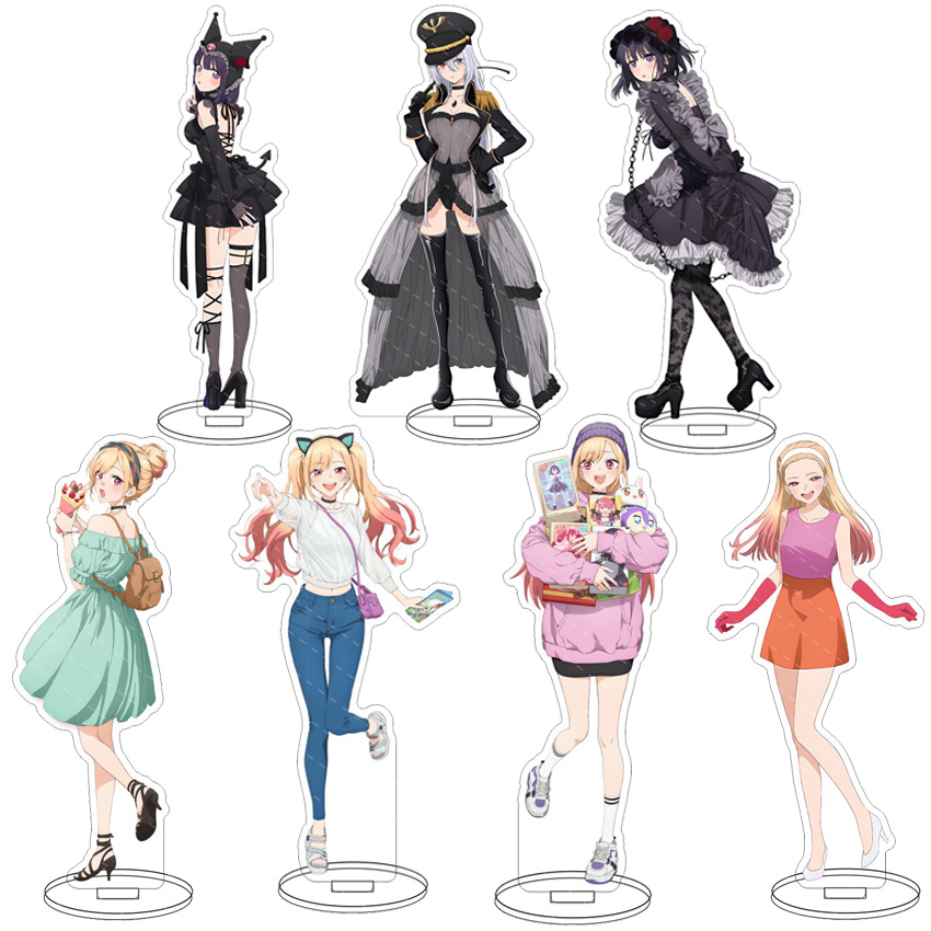 Figma Stand Set - 16CM Anime Akrylowy Stojak My Dress-Up