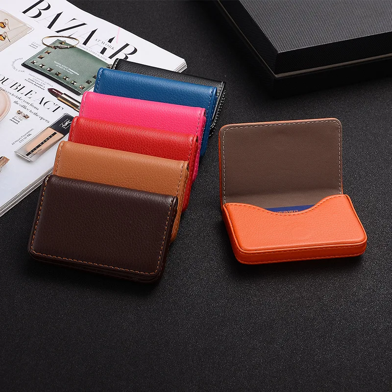 Card Top Loader - Etui na wizytówki z PU skóry