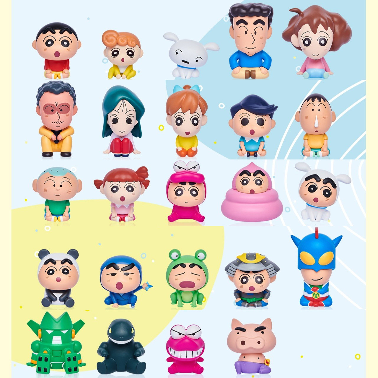Capsule Toy Gashapon - Shinnosuke Nohara Family Figurki Shinchan Gashapon