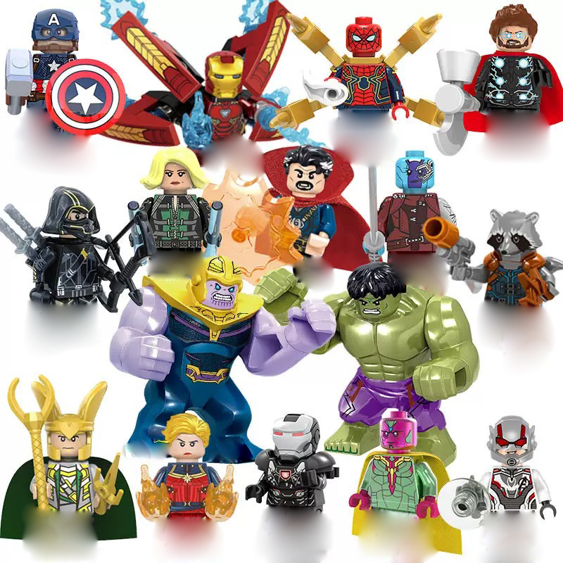 Building Block Mini - Modne klocki konstrukcyjne z postaciami z