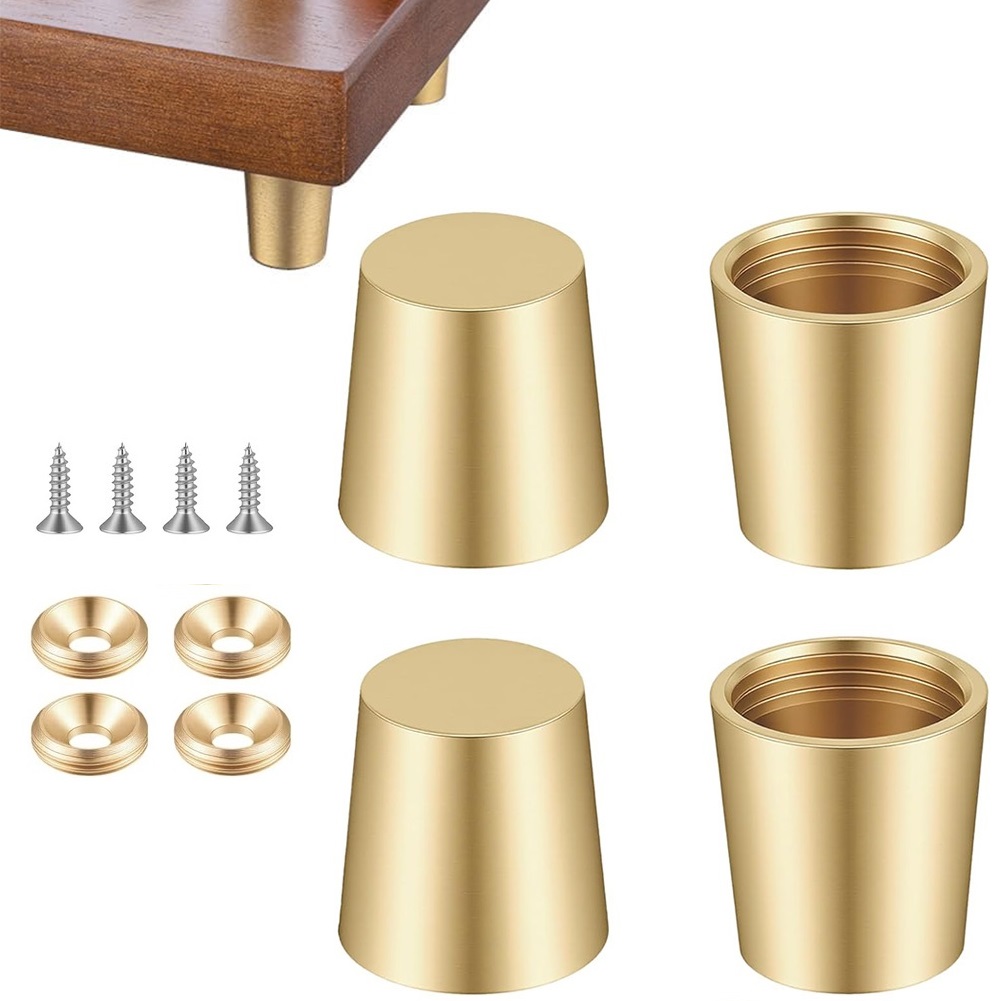 Display Risers Set - 4 szt. Mosiężne nóżki do desek