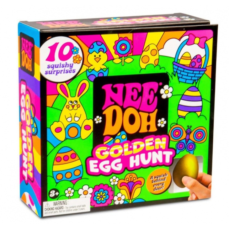 Mystery Box Blind Bag - Złote Jajo - Poszukiwanie Skarbów, Gniotek,