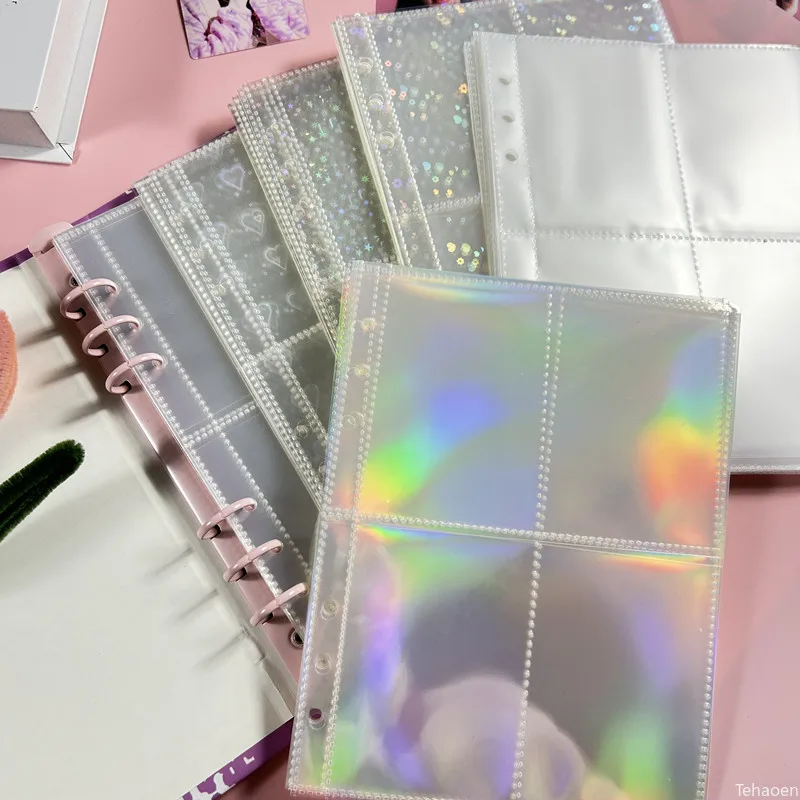 Trading Card Binder - Strony do segregatora na fotokarty, przezroczyste,