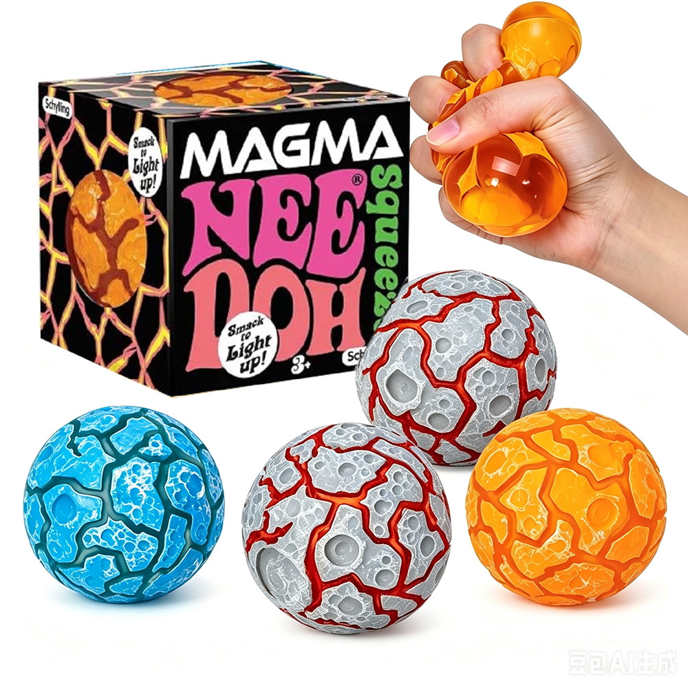 Fidget Cube Original - Nowy Produkt NeeDoh Glitter Magma Ball