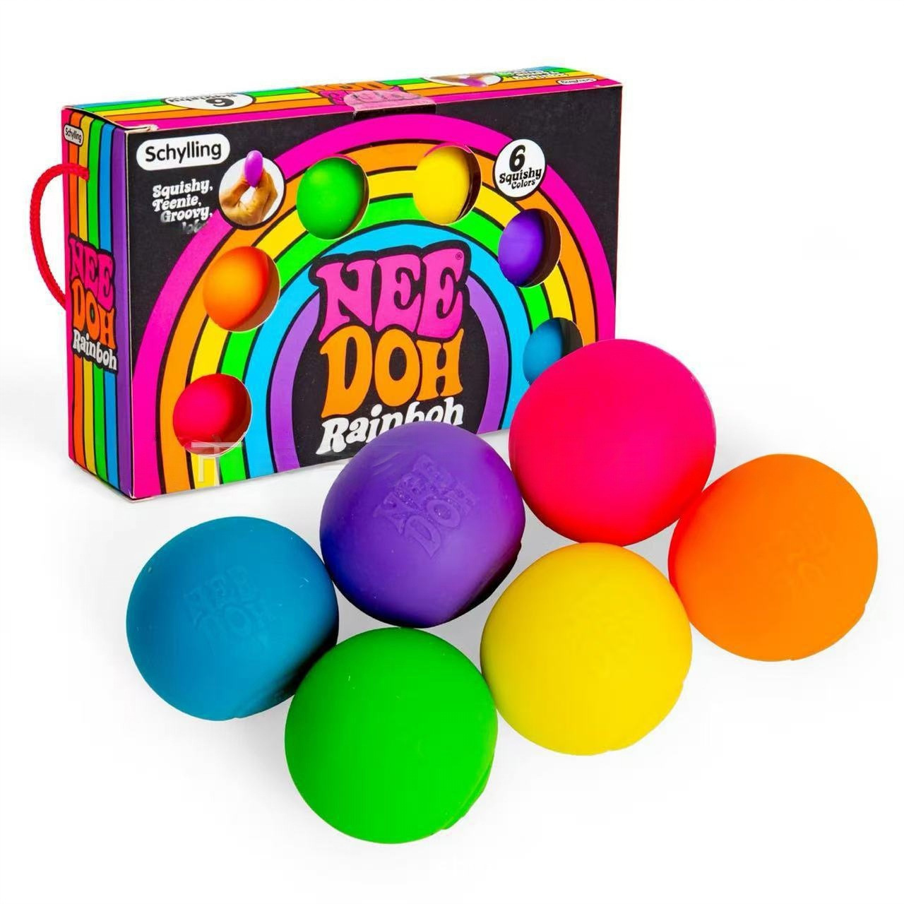 Mystery Box Blind Bag - Nowe Schylling Needoh Rainbow Teenie Piłeczki