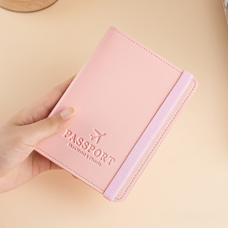 Card Top Loader - Etui na paszport ze skóry PU,