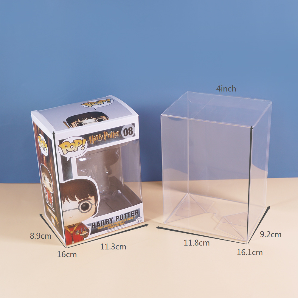 Funko Pop Protector - Przezroczyste etui ochronne kompatybilne z 4-calowym