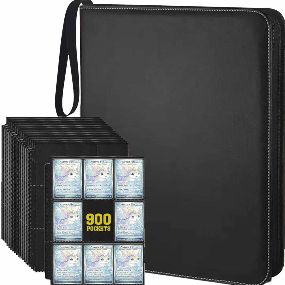 Trading Card Binder - Album na karty z 900 kieszeniami,