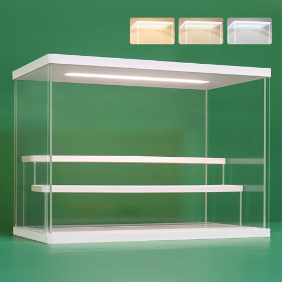 Display Case Acrylic - Przezroczysta akrylowa gablota z oświetleniem LED,