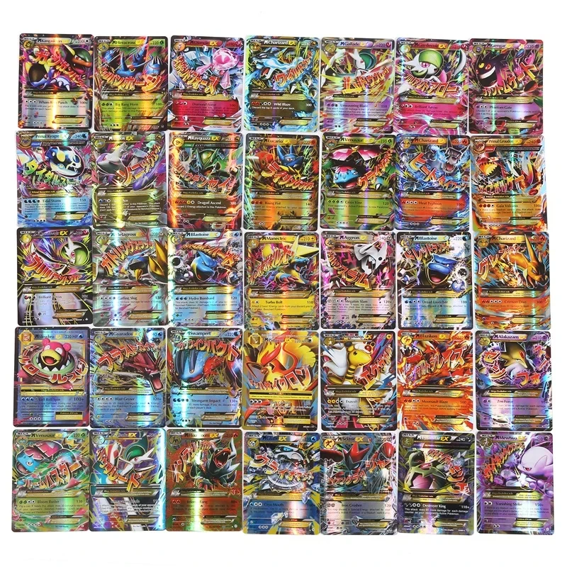 Pokemon Binder Card - 60/100 szt. Angielskie Karty Pokemon GX