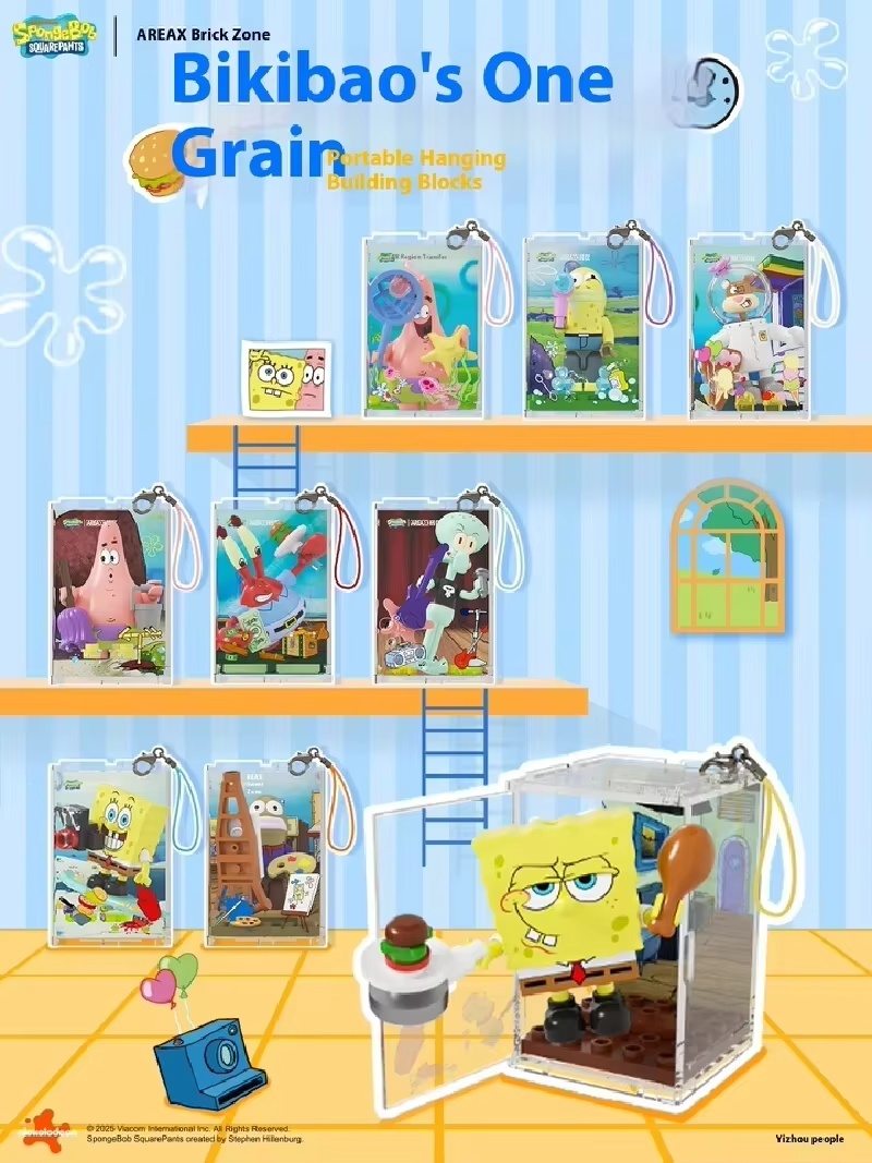AREAX Oryginalny SpongeBob Bik – Building Block Mini recenzja i cena