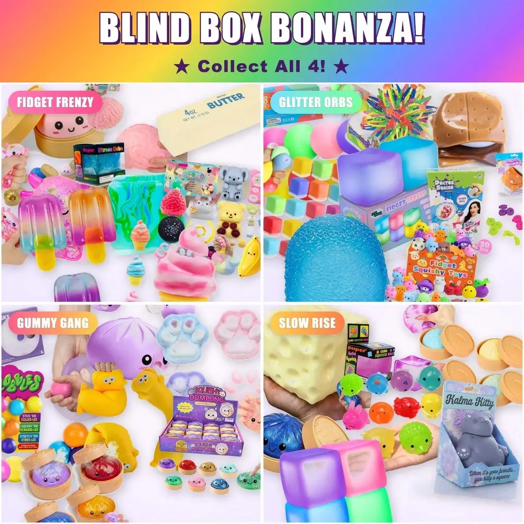 100 stylów Gniotek Antystresow – Mystery Box Blind Bag recenzja i cena