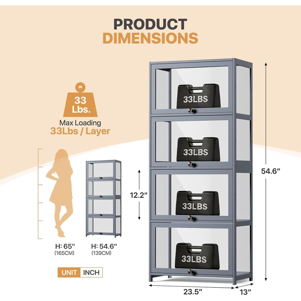 4-poziomowa akrylowa gablota n – Display Case Acrylic recenzja i cena