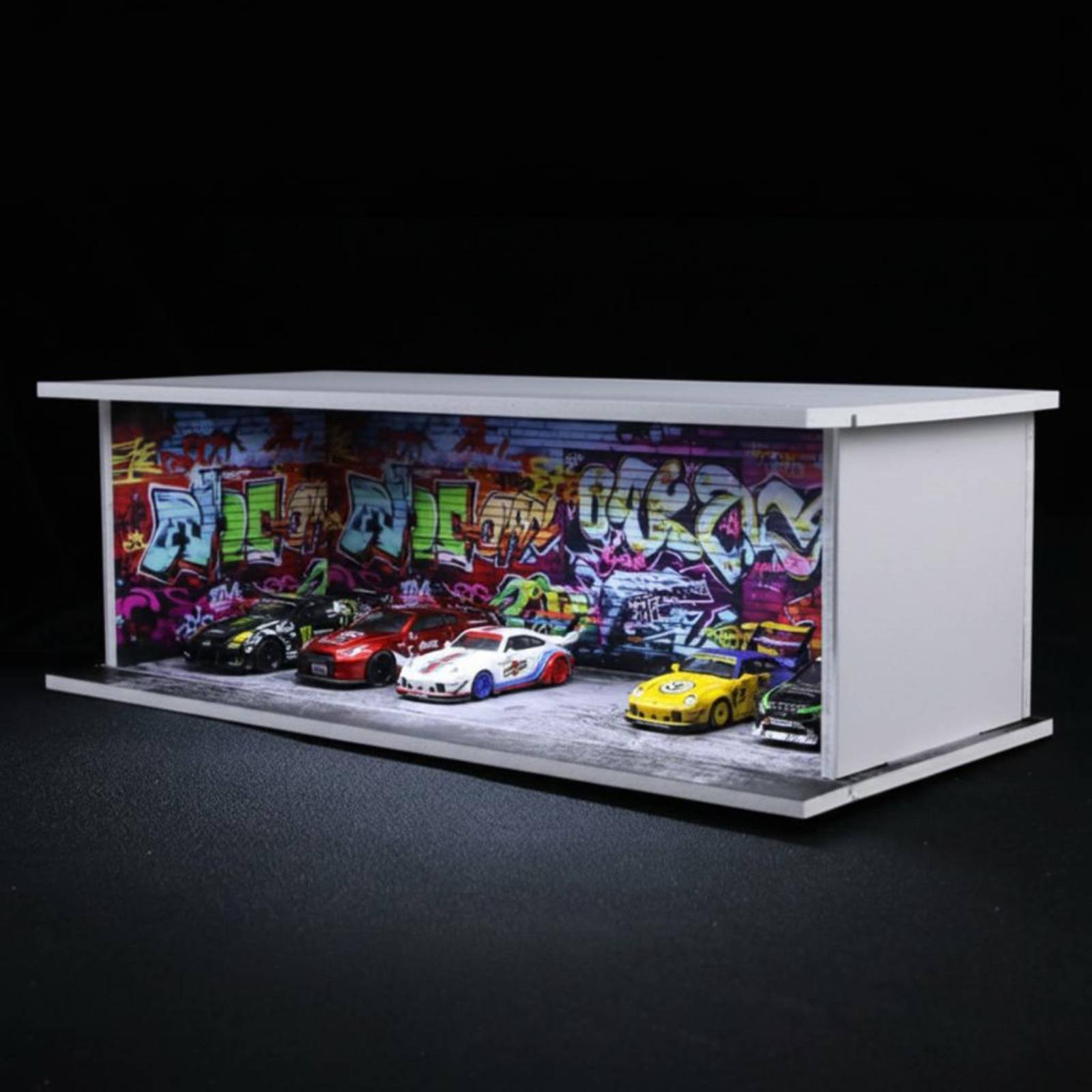 Graffiti Parking Garage Displa – Display Case Acrylic recenzja i cena