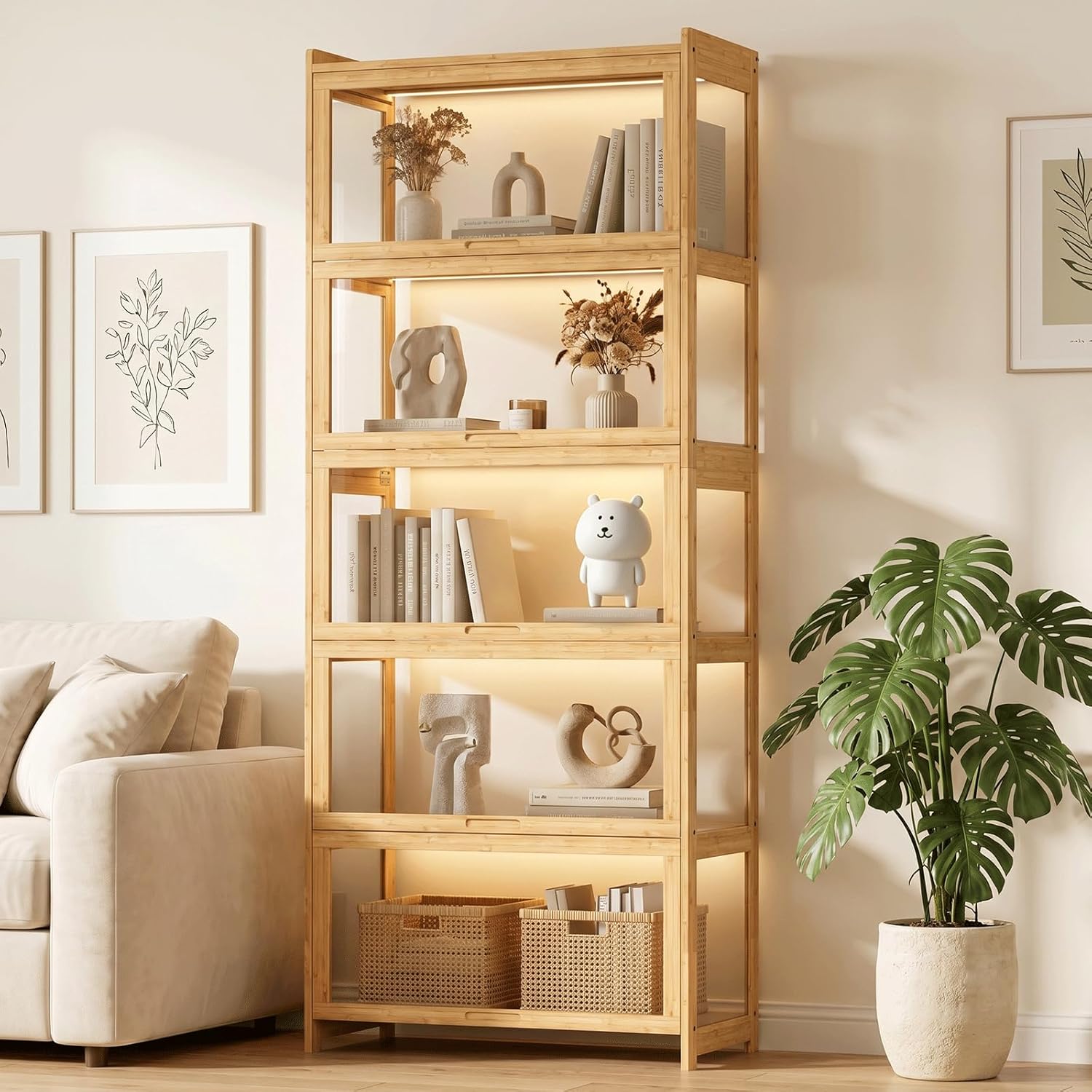Witryna z akrylowymi drzwiami, – Display Case Acrylic recenzja i cena
