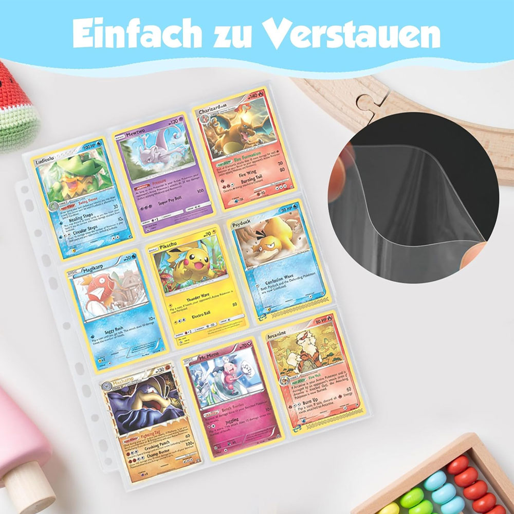 90 kieszeni na karty kolekcjon – Trading Card Binder recenzja i cena