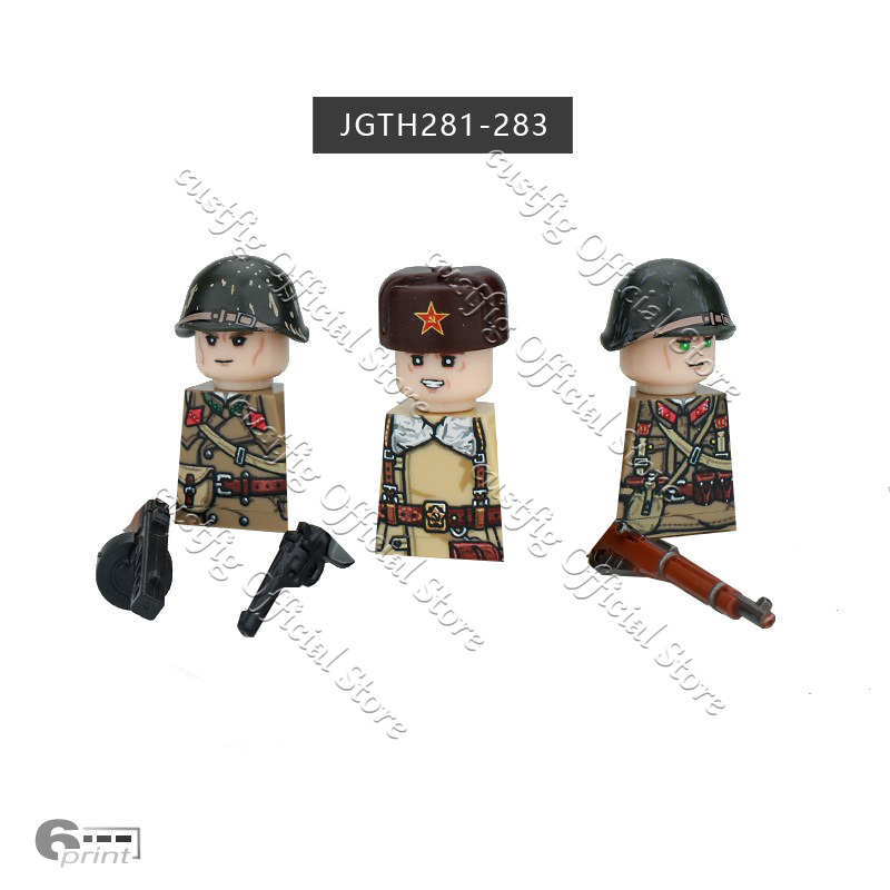 Figurki żołnierzy radzieckich  – Lego Minifigure Holder recenzja i cena