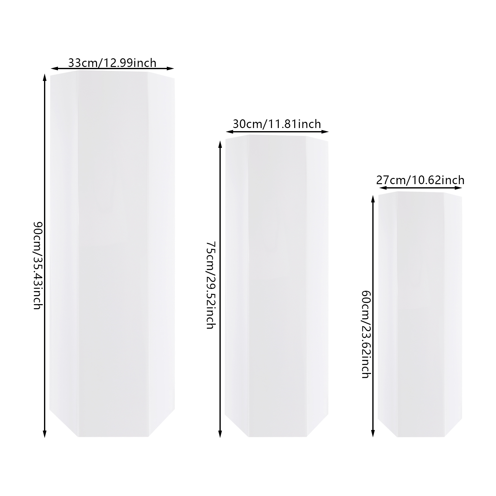 Białe akrylowe podstawki ekspo – Display Risers Set recenzja i cena