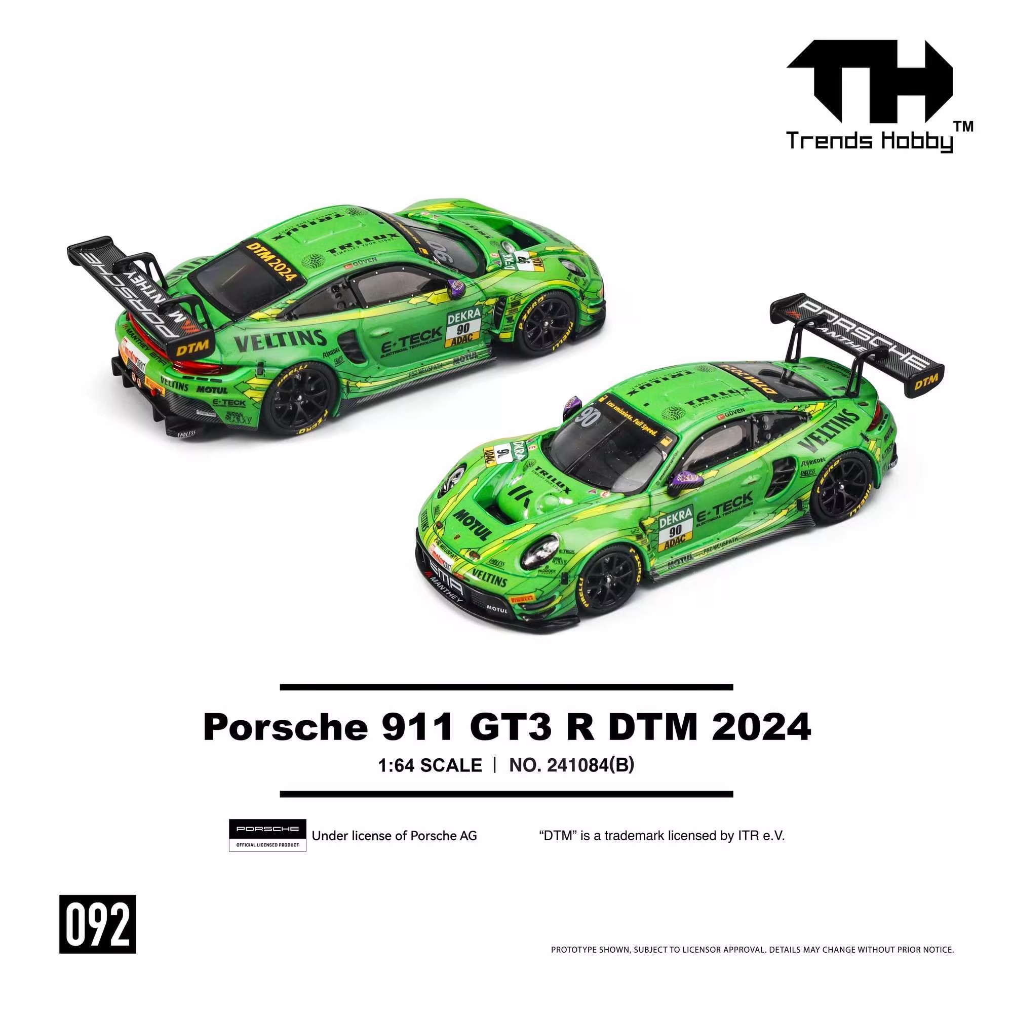 TH 1/64 Porsche 911 GT3 R LeMa – Die Cast Car 1 64 recenzja i cena