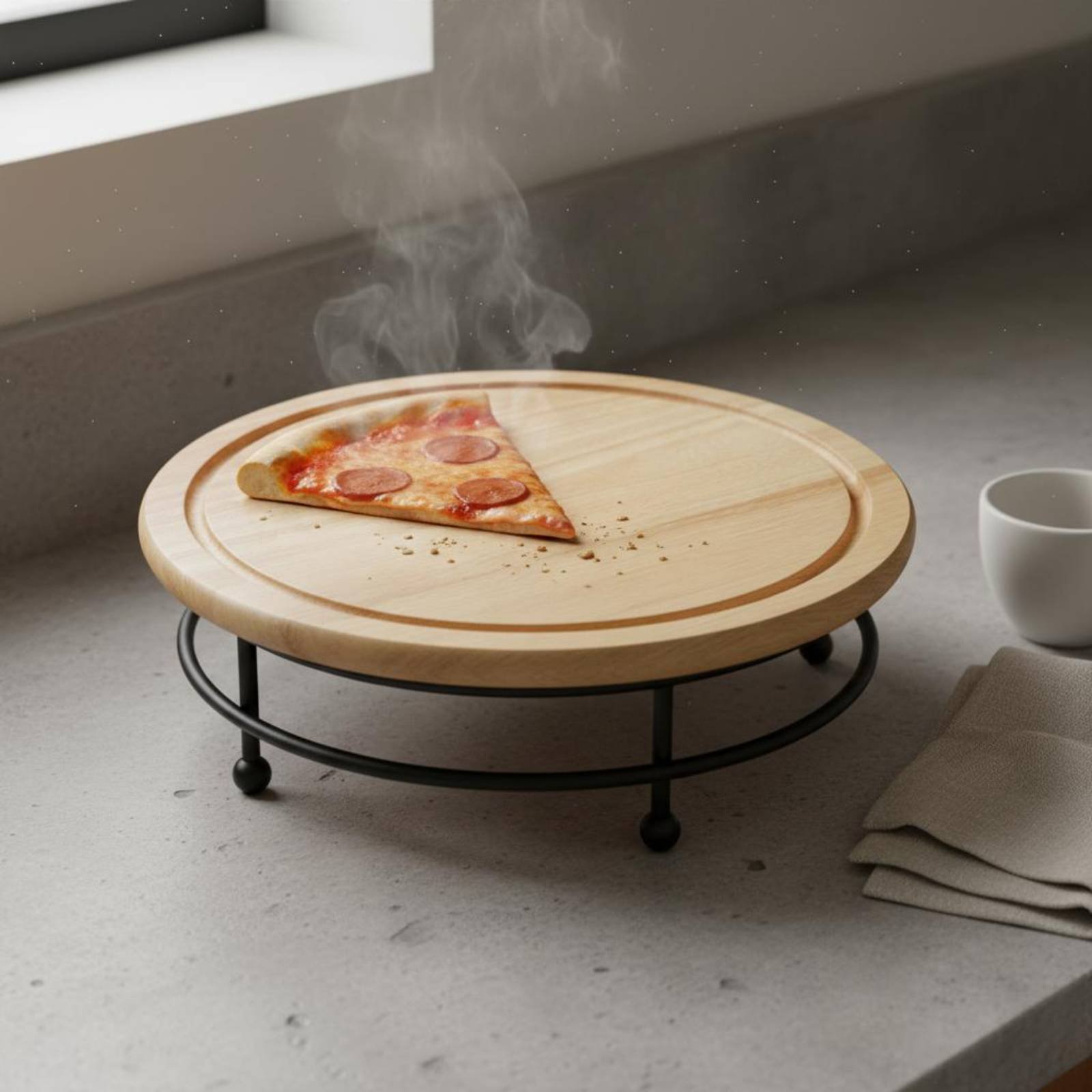 Stojak na pizzę w stylu retro, – Display Risers Set recenzja i cena