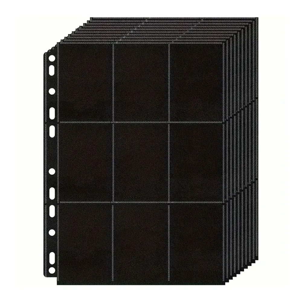 10 sztuk czarnych segregatorów – Trading Card Binder recenzja i cena