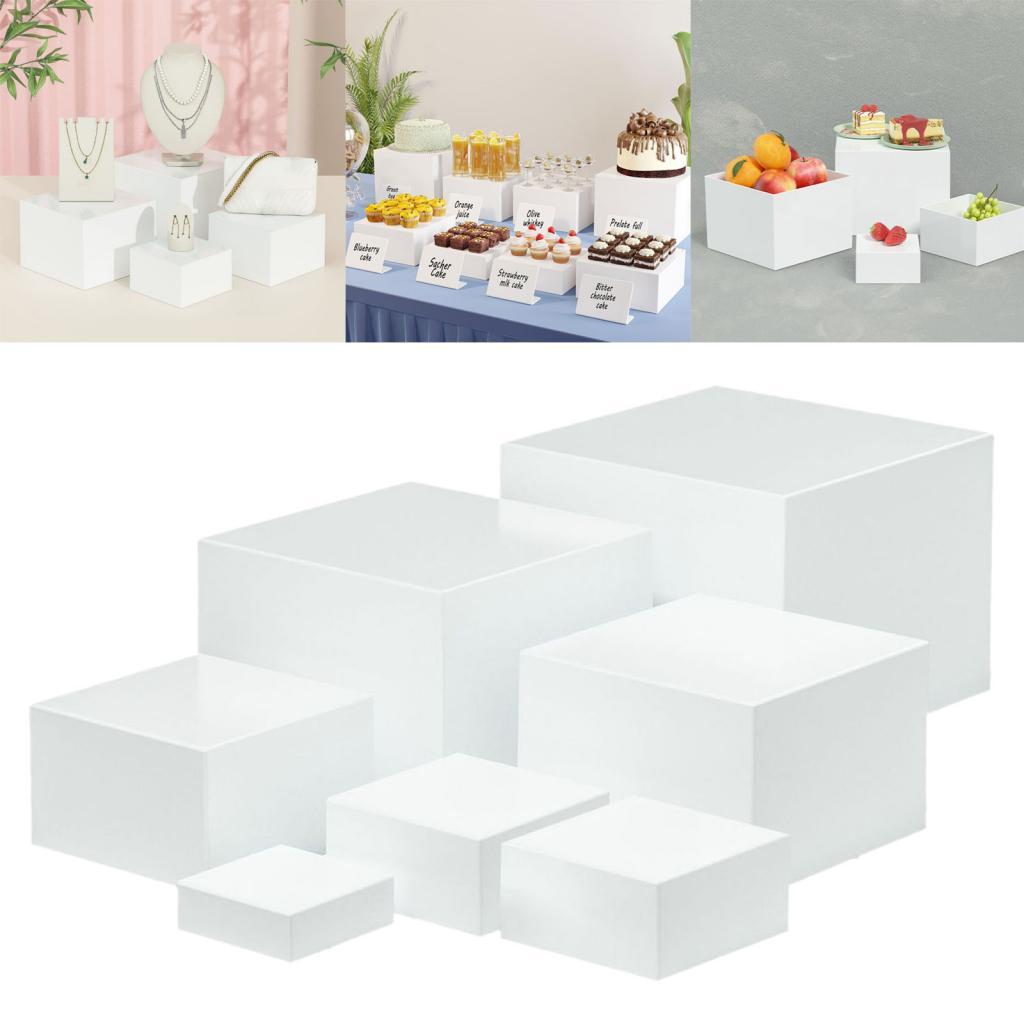7 sztuk akrylowych kostek eksp – Display Risers Set recenzja i cena
