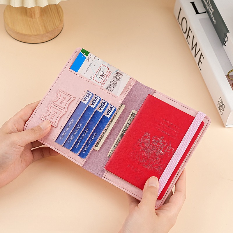 Etui na paszport ze skóry PU,  – Card Top Loader recenzja i cena