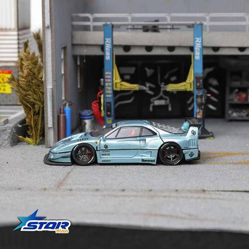 STAR 1:64 LBWK F40 Ice Blue Ma – Die Cast Car 1 64 recenzja i cena