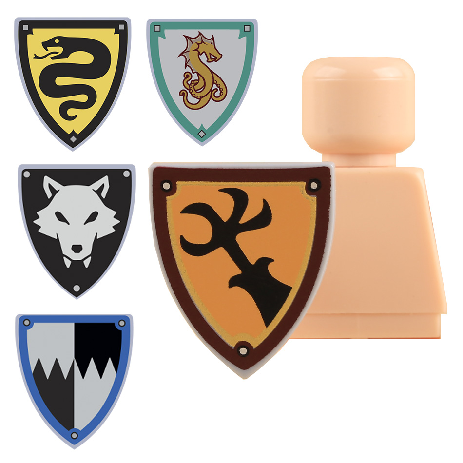 Klocki MOC Średniowieczni Ryce – Lego Minifigure Holder recenzja i cena